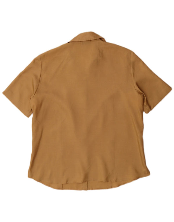 Camicia a maniche corte da donna Gerry Weber UK 16 Large Beige