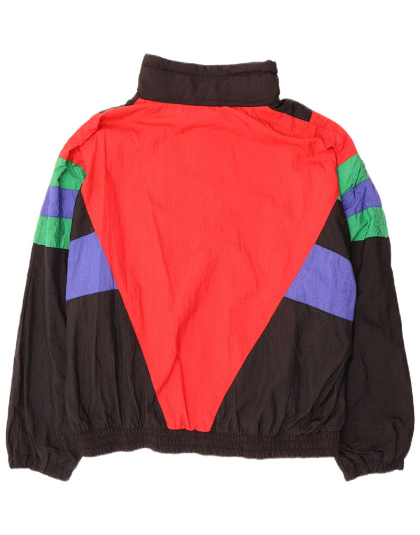 SHAMP Giacca da tuta da uomo di grandi dimensioni in poliammide color block multicolore