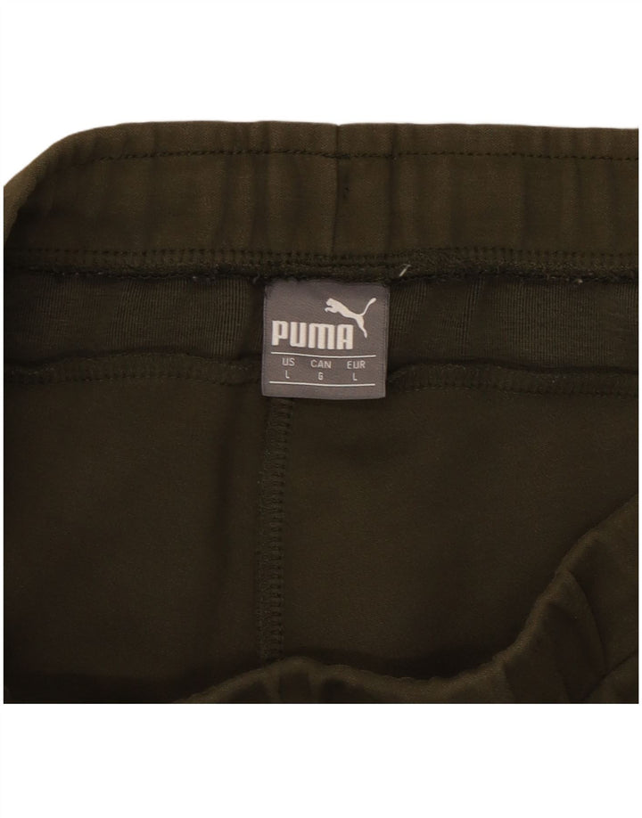 Pantaloni della tuta da uomo Puma Large Khaki Colourblock