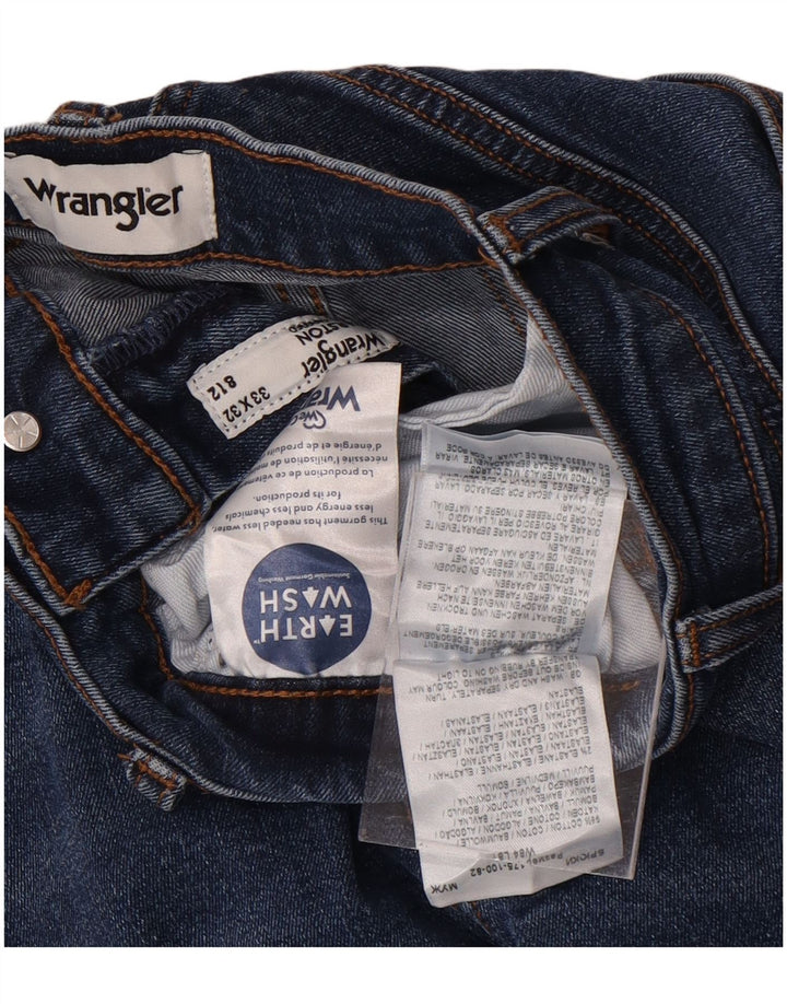Jeans Wrangler Larston Slim da uomo W33 L32 in cotone blu