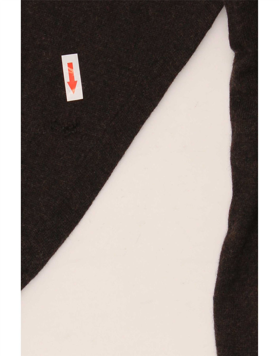 Maglione maglione con scollo a V da uomo Tommy Hilfiger XL lana d'agnello marrone