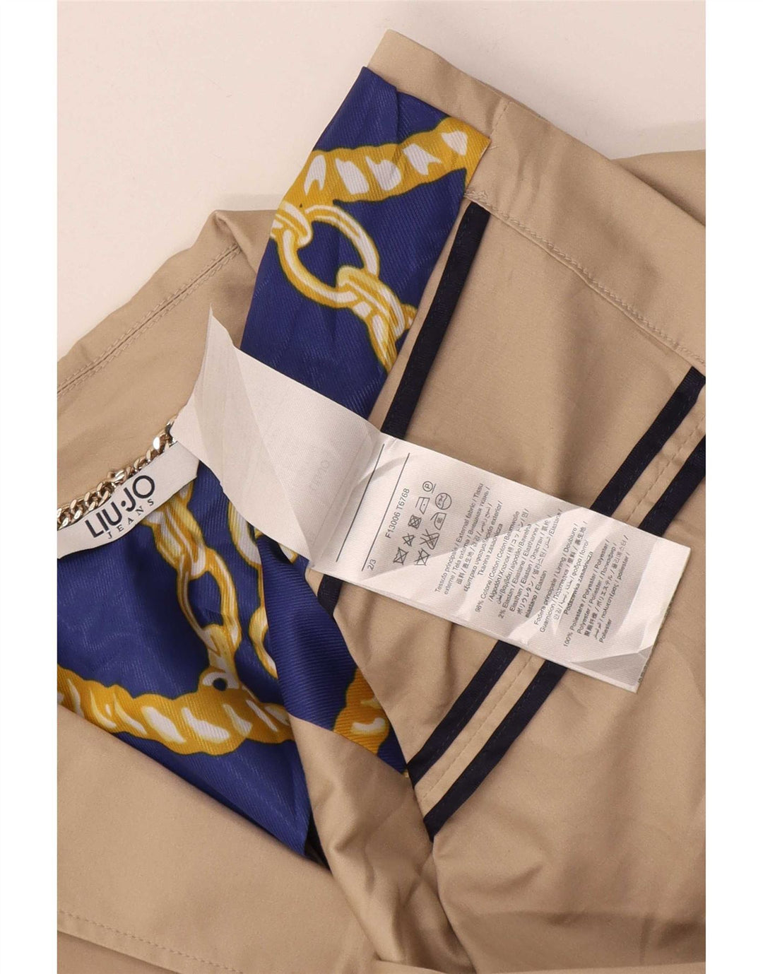 Giacca Blazer 2 Bottoni Donna Liu Jo IT 42 Cotone Beige Medio