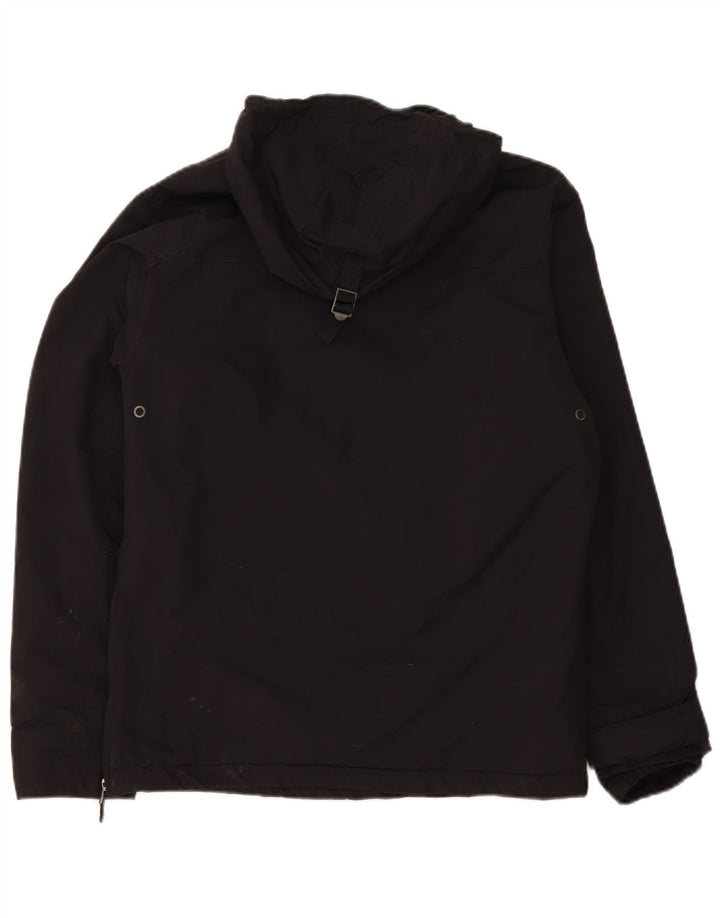 Giacca anorak con cappuccio grafico da uomo Napapijri UK 36 Small Nero Poliammide