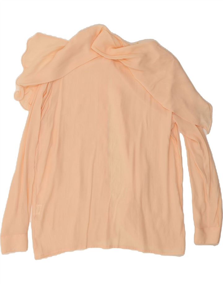 VINTAGE Womens See Through Shirt Blouse IT 44 Medium Pink Acetate Vintage Vintage and Second-Hand Vintage from Messina Hembry 