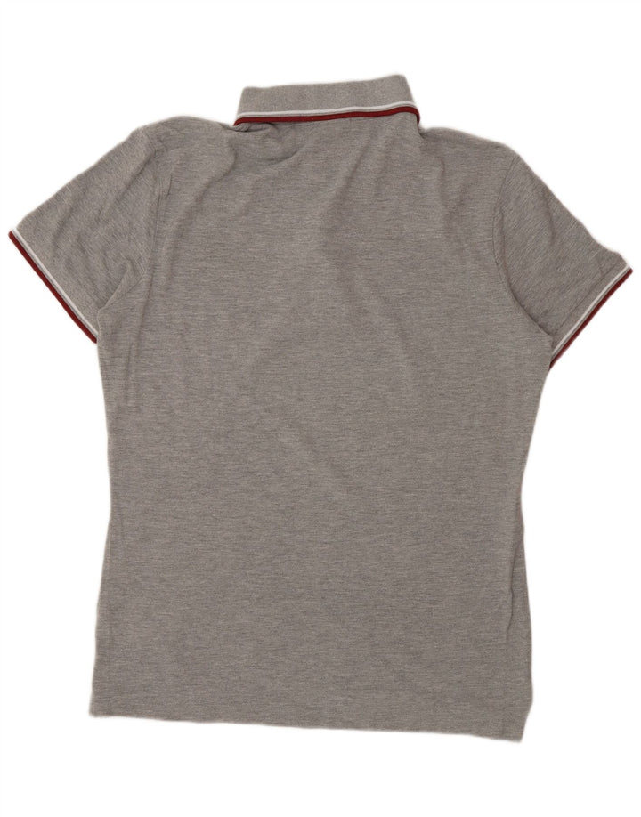 DIADORA Mens Polo Shirt Medium Grey Cotton