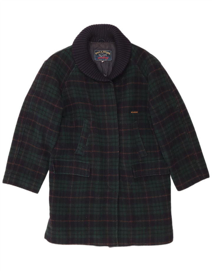 Soprabito da donna Paul & Shark UK 20 2XL Blu navy a quadri