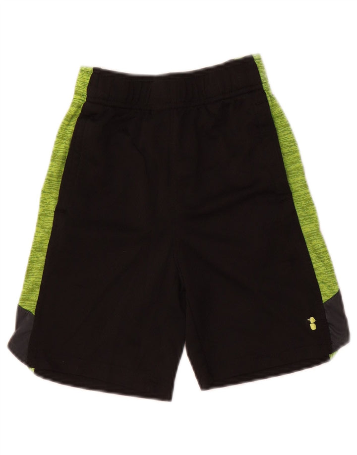 Pantaloncini sportivi da ragazzo Russell Athletic 4-5 anni XS Poliestere color block nero