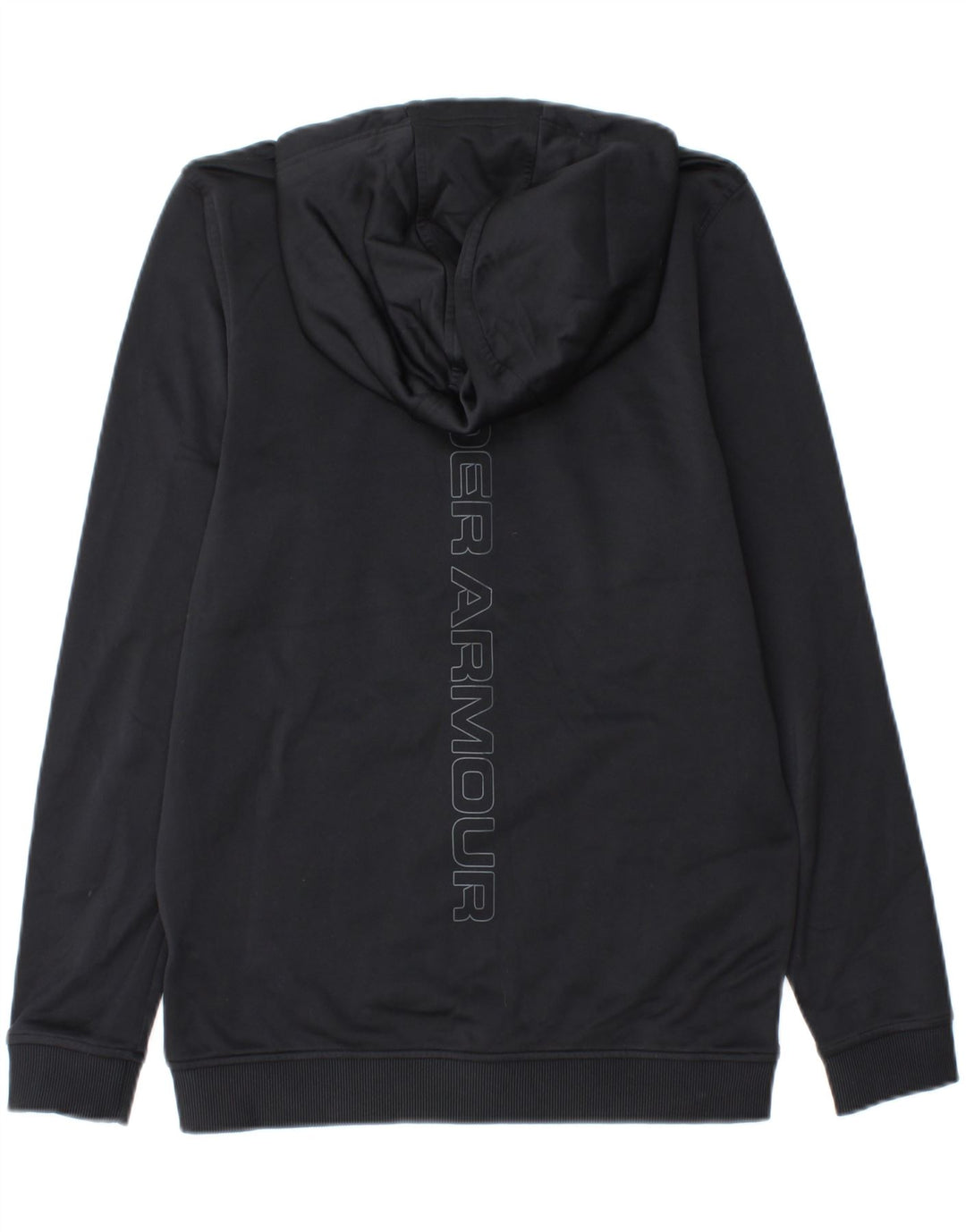 UNDER ARMOUR Maglione con cappuccio e zip grafica Cold Gear da uomo piccolo nero