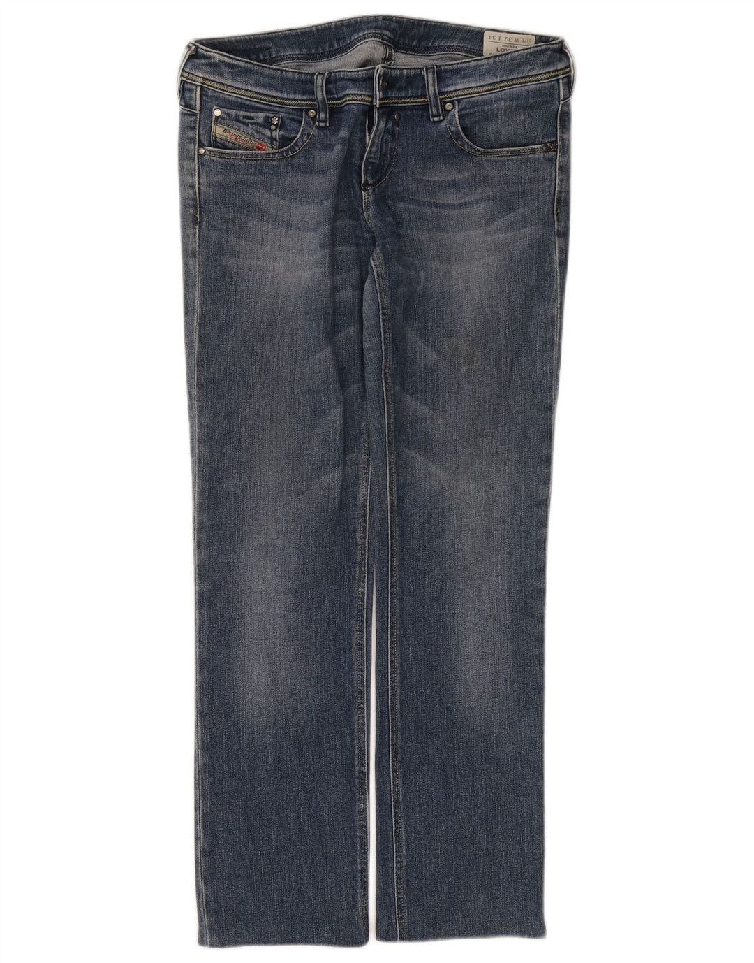 Jeans dritti Lowky da donna Diesel W32 L28 cotone blu