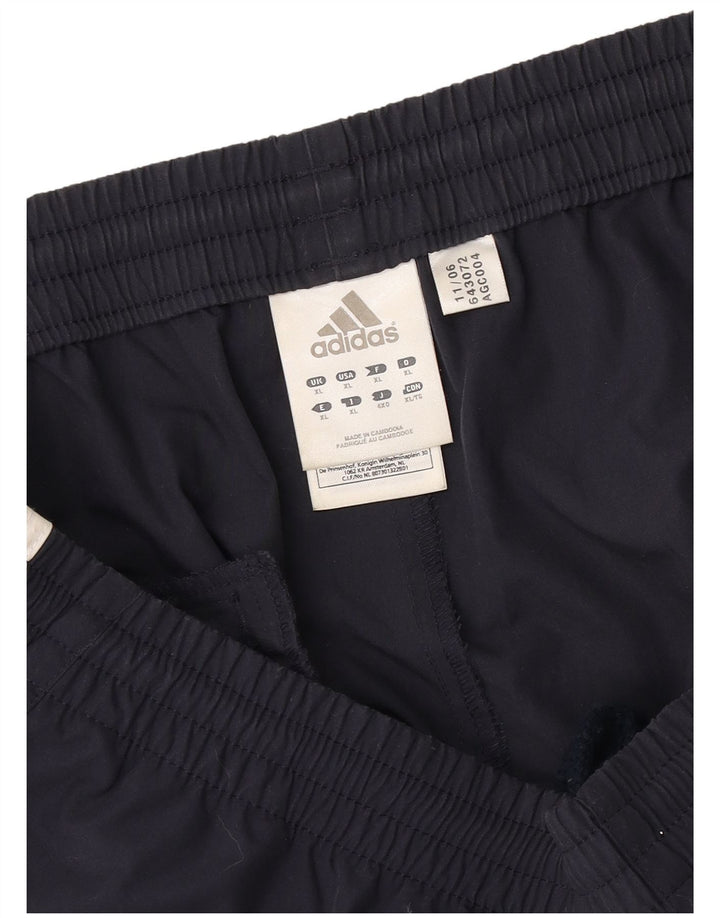 Pantaloni da tuta Adidas Capri da uomo XL in poliestere blu navy