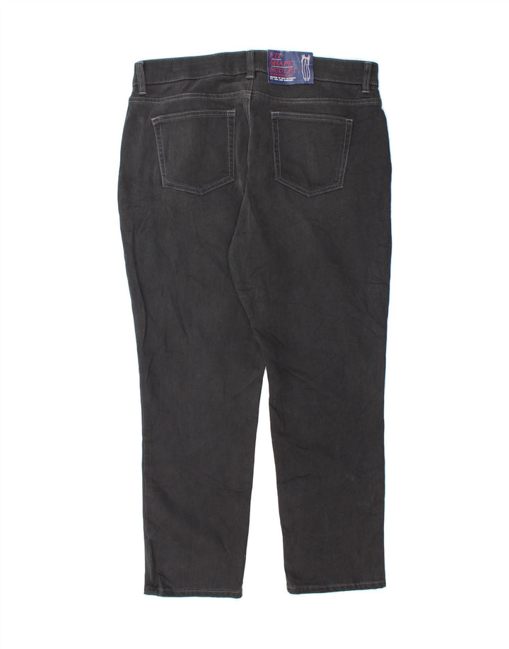 CHAPS Womens Slimming Slim Jeans US 14 XL W34 L27 Grey Cotton Vintage Chaps and Second-Hand Chaps from Messina Hembry 
