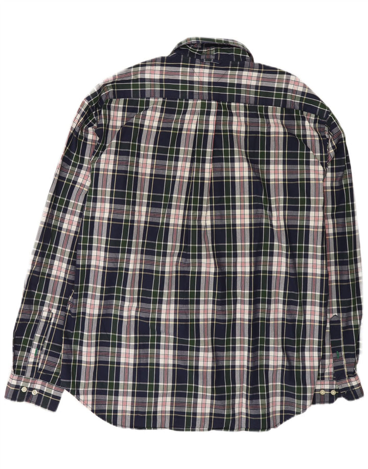 TOMMY HILFIGER Camicia da uomo 2XL Cotone a quadri blu navy