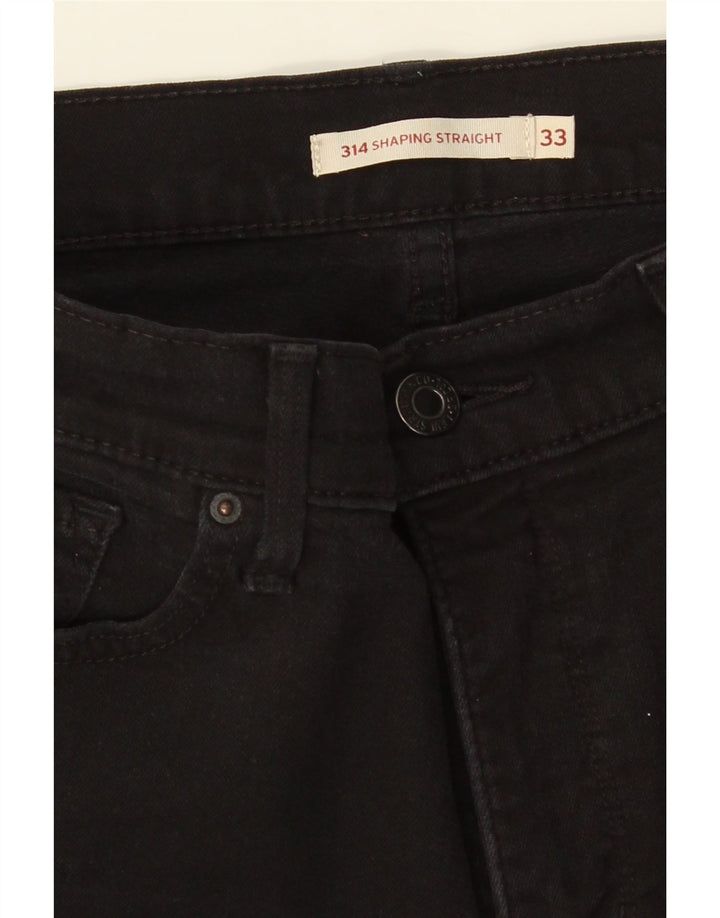 Jeans dritti modellanti 314 da donna LEVI'S W33 L30 neri