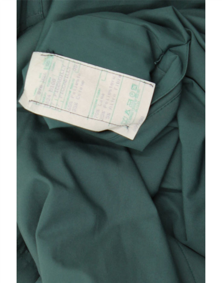 Soprabito vintage da donna IT 55 2XL Verde poliestere