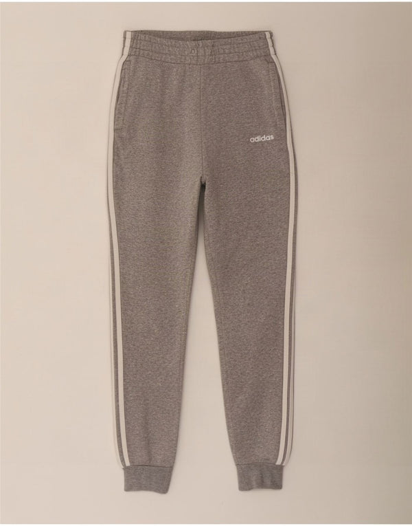 Pantaloni da tuta da donna Adidas Joggers UK 4/6 XS Cotone chiazzato grigio