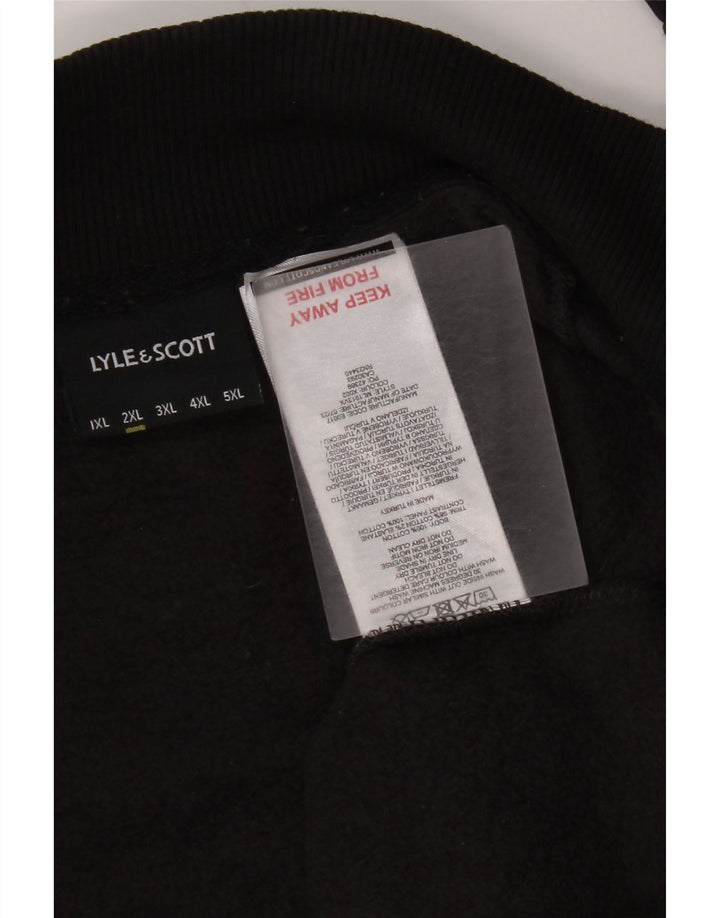 Giacca da ginnastica da uomo Lyle & Scott 2XL cotone nero