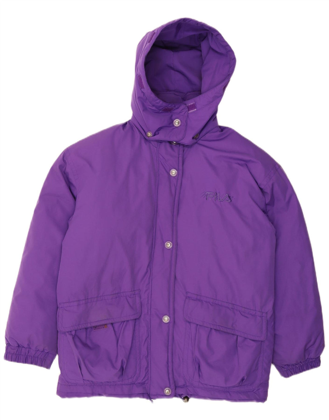 Giacca imbottita oversize con cappuccio da donna Fila IT 44 poliestere viola medio
