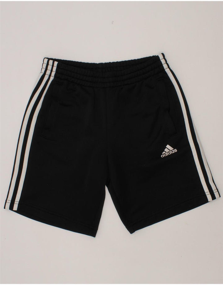 ADIDAS Boys Sport Shorts 11-12 Years  Black Polyester Vintage Adidas and Second-Hand Adidas from Messina Hembry 