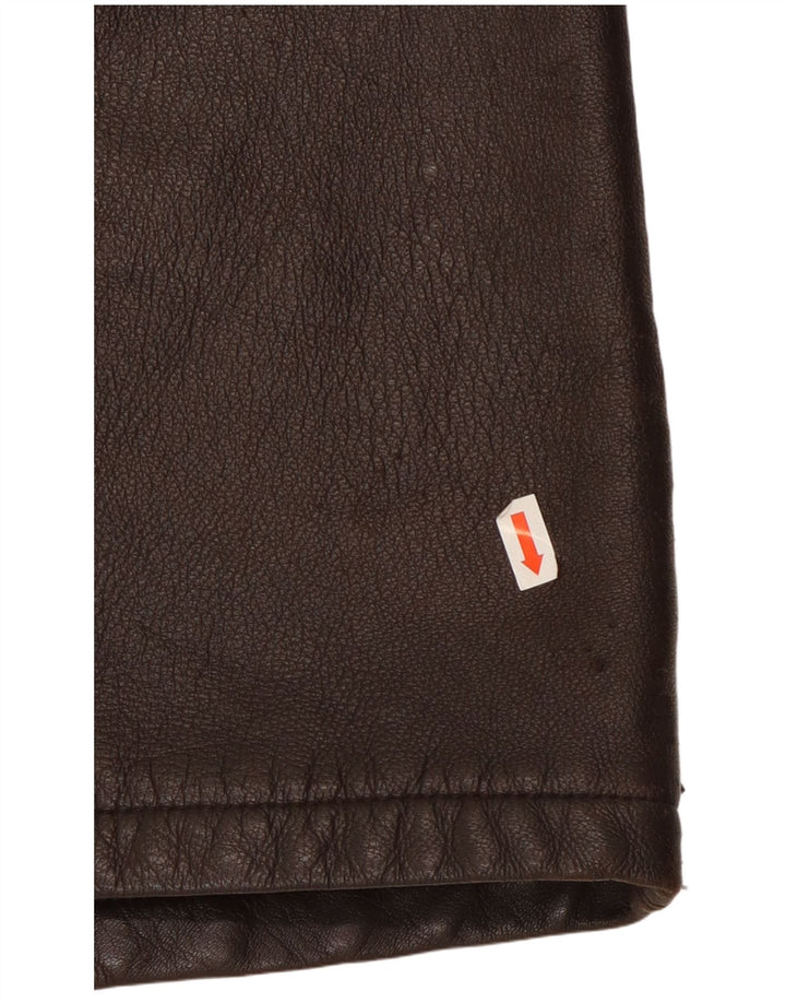 Giacca in pelle da uomo Belfe & Belfe UK 38 Pelle marrone medio