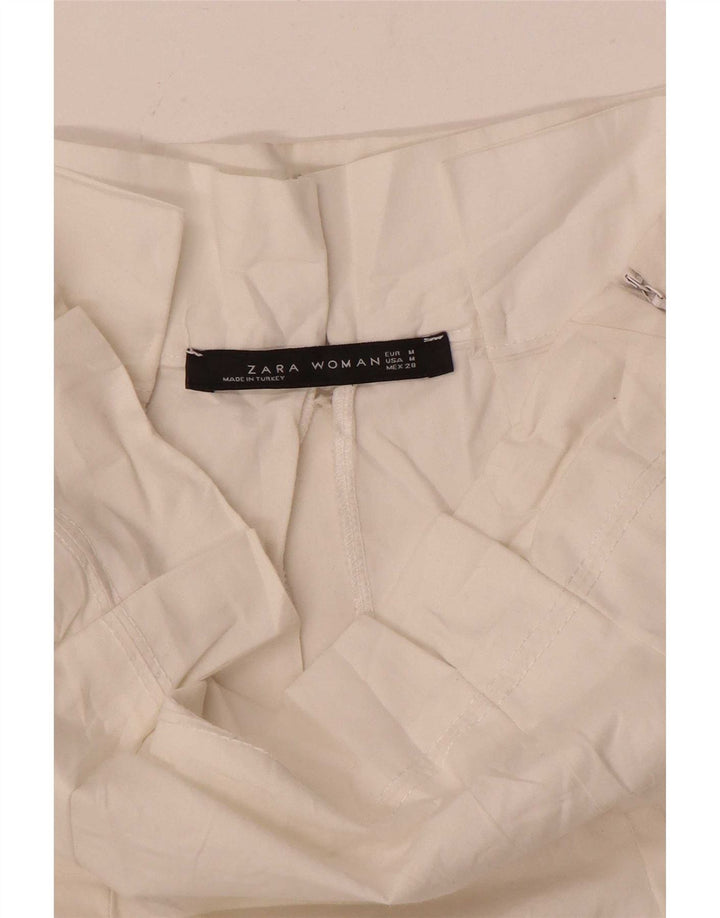Gonna a trapezio da donna Zara media W30 bianca