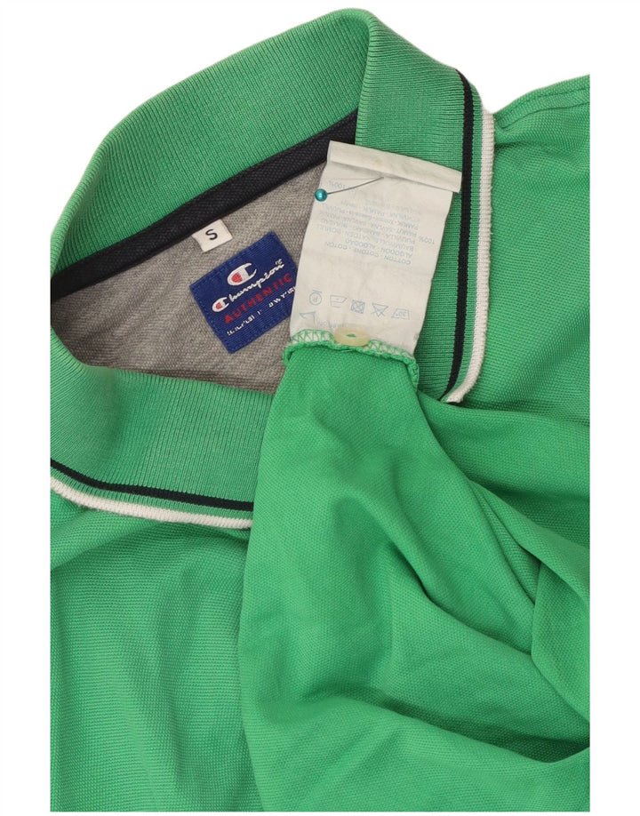 Polo da uomo Champion piccola in cotone verde