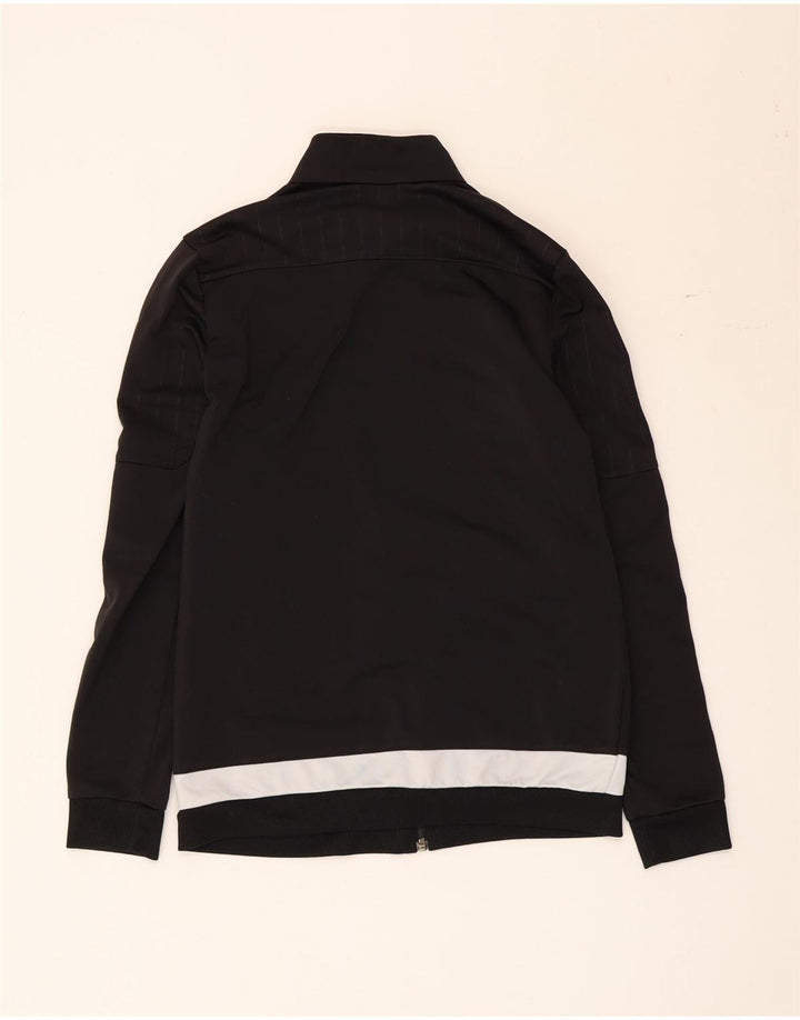 Giacca da tuta da ragazzo Adidas 13-14 anni in poliestere color block nero