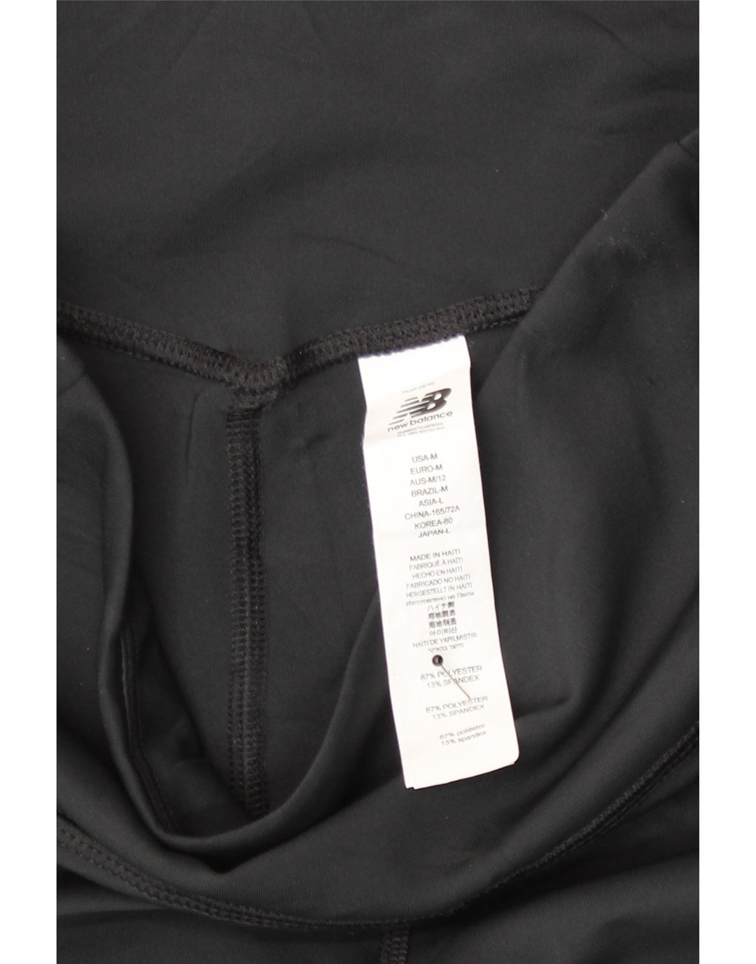 Leggings da donna New Balance UK 12 poliestere nero medio