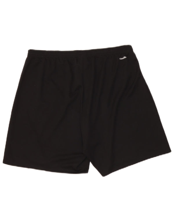 Pantaloncini sportivi Adidas Climalite da uomo grandi in poliestere nero