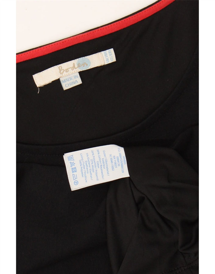 BODEN Abito a trapezio da donna UK 14 Grande cotone color block multicolore