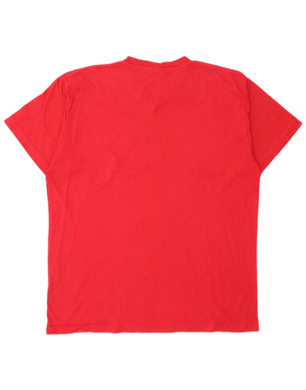 T-shirt da uomo CHAMPION Top 2XL in cotone rosso