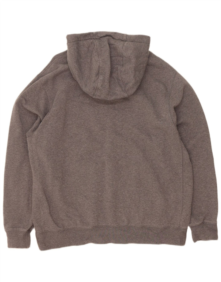 Felpa con cappuccio da uomo Nike XL in cotone grigio