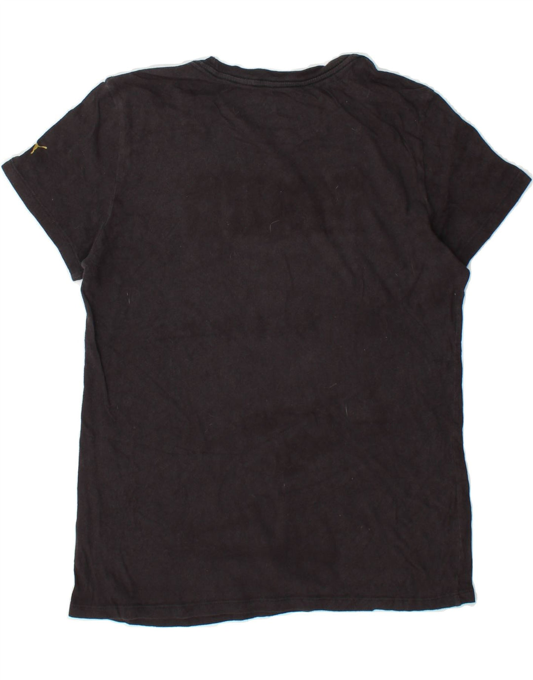 PUMA Womens Graphic T-Shirt Top UK 12 Medium Black Cotton Vintage Puma and Second-Hand Puma from Messina Hembry 