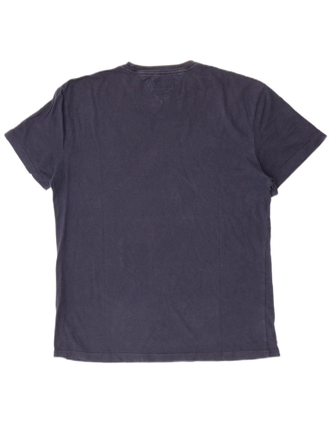 T-shirt grafica da uomo con vestibilità regolare Tommy Hilfiger Top Large Blu Navy