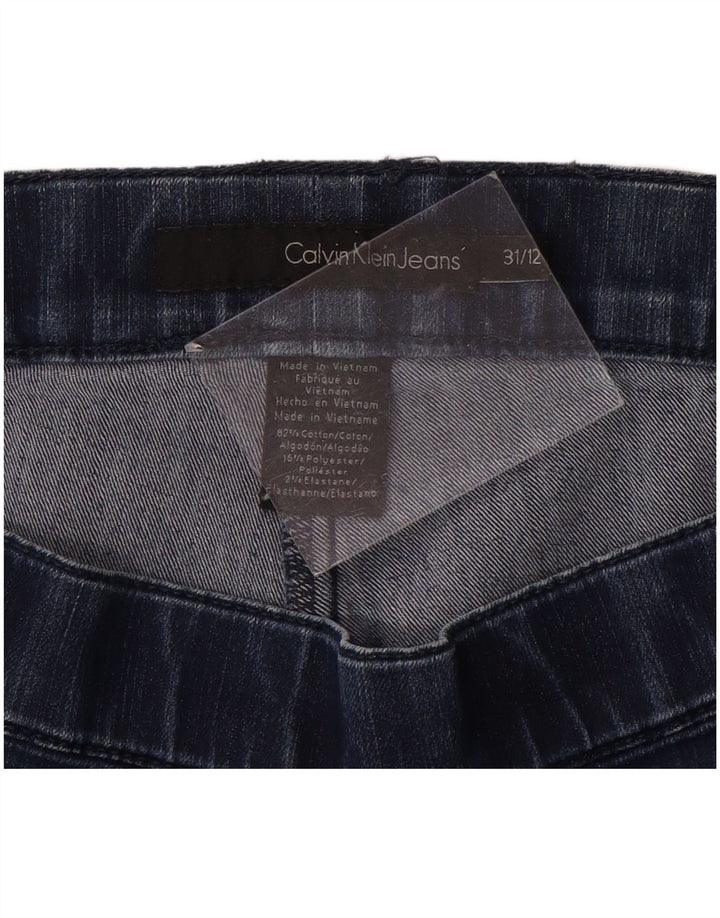 CALVIN KLEIN Jeans skinny da donna US 12 Large W31 L28 Cotone blu