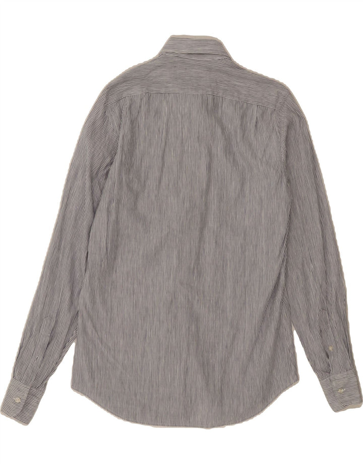 MASSIMO DUTTI Mens Shirt Small Blue Pinstripe Vintage Massimo Dutti and Second-Hand Massimo Dutti from Messina Hembry 