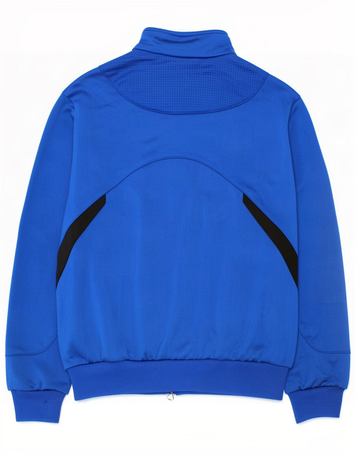 Giacca da tuta da ragazzo Adidas 7-8 anni in poliestere color block blu