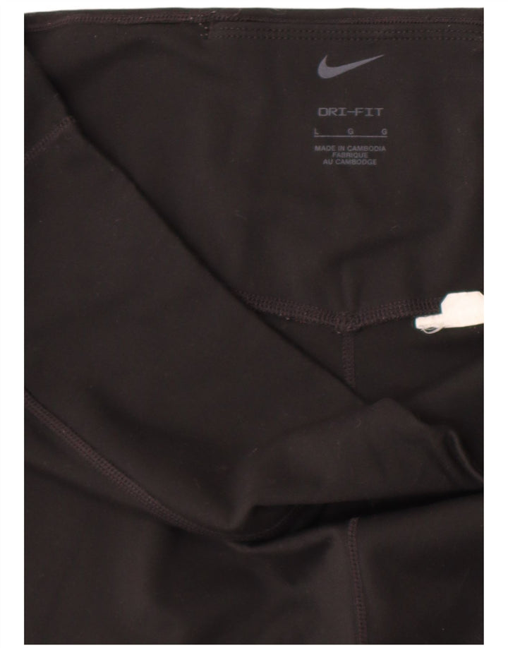 Leggings Nike Dri Fit Crop da donna UK 14 Large neri