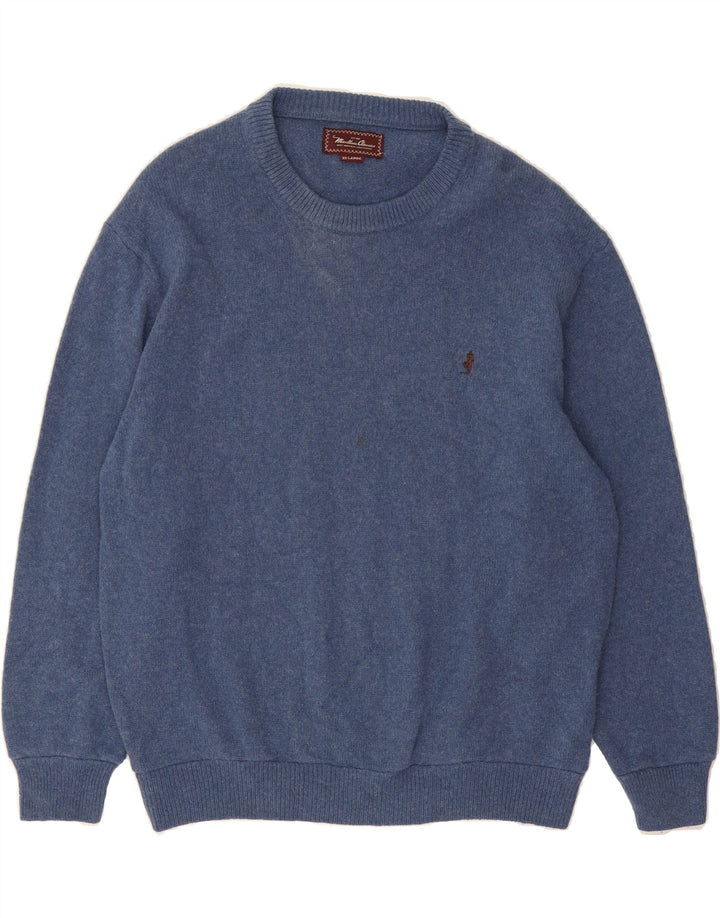 MARLBORO CLASSICS Womens Crew Neck Jumper Sweater UK 20 2XL Blue Vintage Marlboro Classics and Second-Hand Marlboro Classics from Messina Hembry 