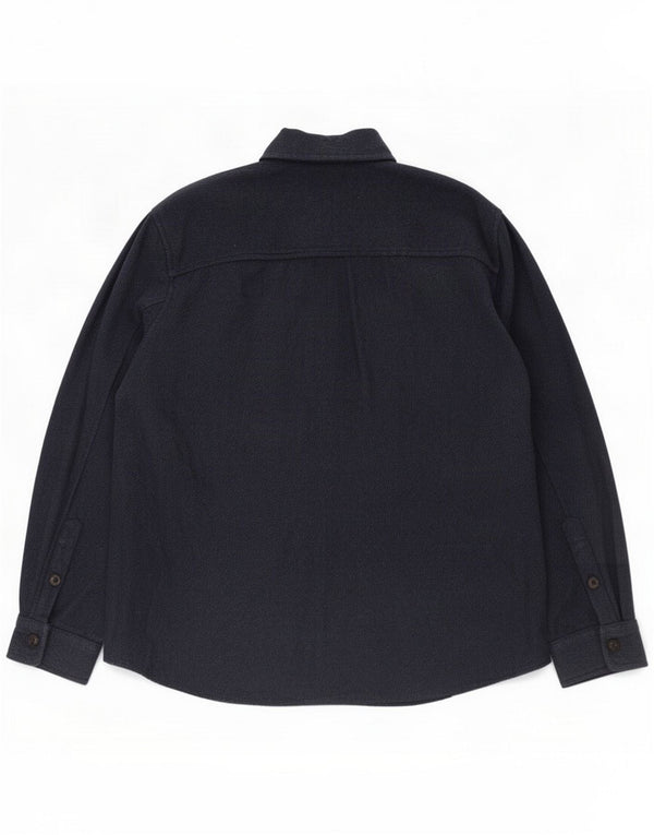 Zara Camicia in flanella da uomo Blu navy medio
