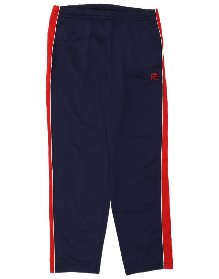 Pantaloni da tuta da uomo Fila IT 52 Large Blu Navy Colourblock Poliestere