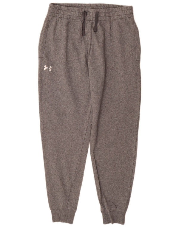 Pantaloni da tuta da donna UNDER ARMOUR Joggers UK 14 Large Grigio Cotone