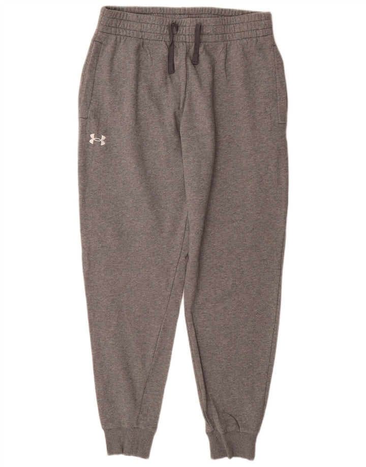 Pantaloni da tuta da donna UNDER ARMOUR Joggers UK 14 Large Grigio Cotone