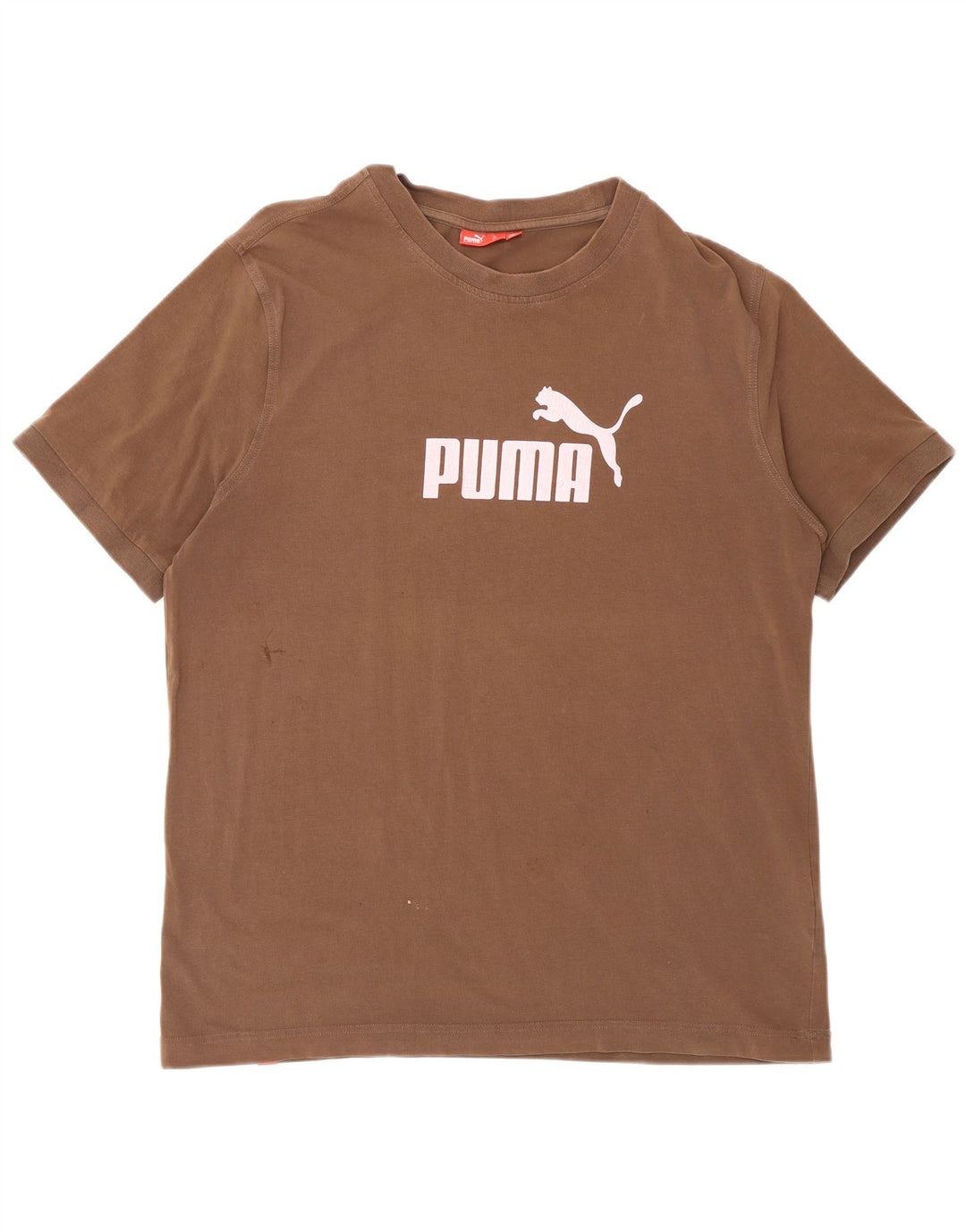T-shirt grafica da uomo PUMA grande marrone