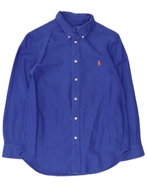 Camicia Ralph Lauren per ragazzi 10-11 anni in cotone blu medio