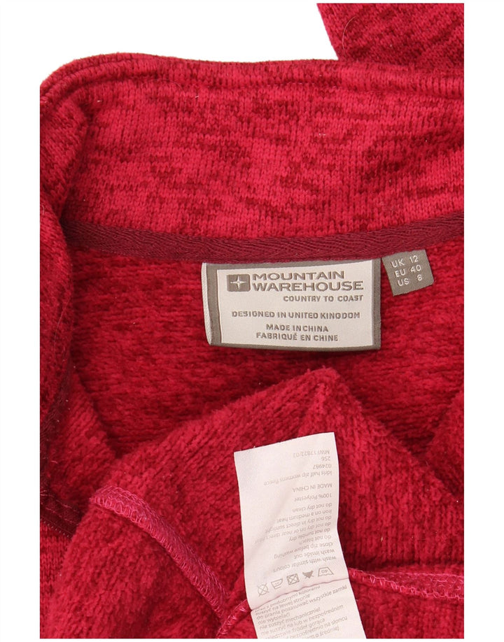 Felpa da donna Mountain Warehouse UK 12 Medium Pink Flecked