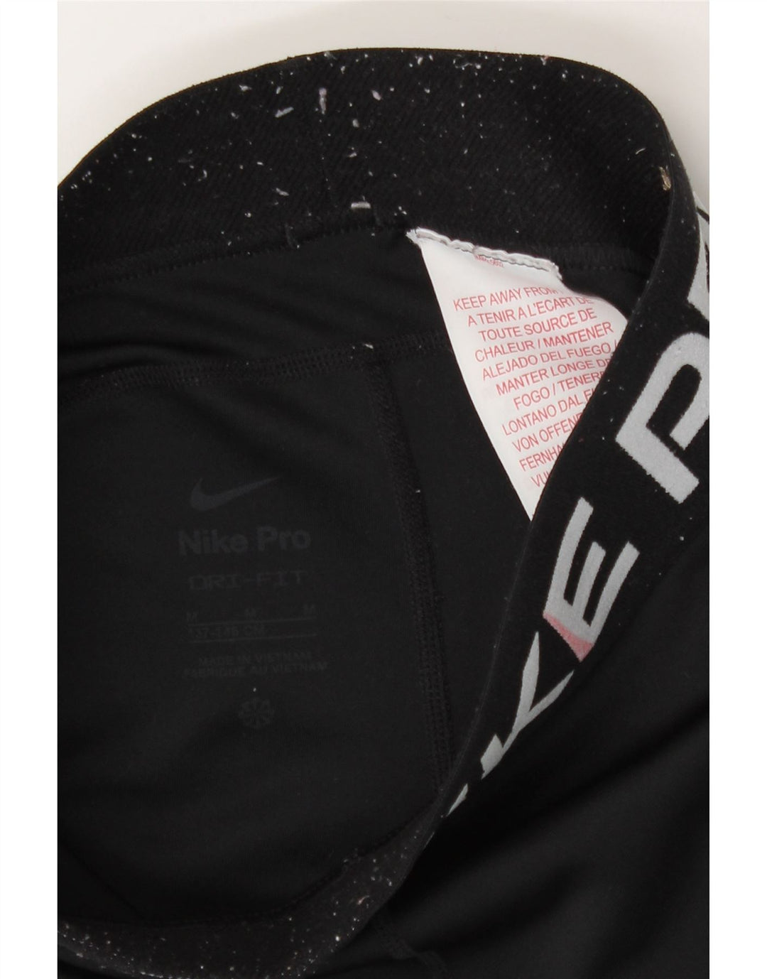 Leggings grafici Nike per ragazze 10-11 anni poliestere nero medio