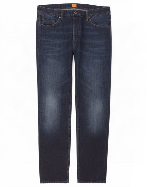 Jeans slim da uomo Hugo Boss W34 L31 cotone blu