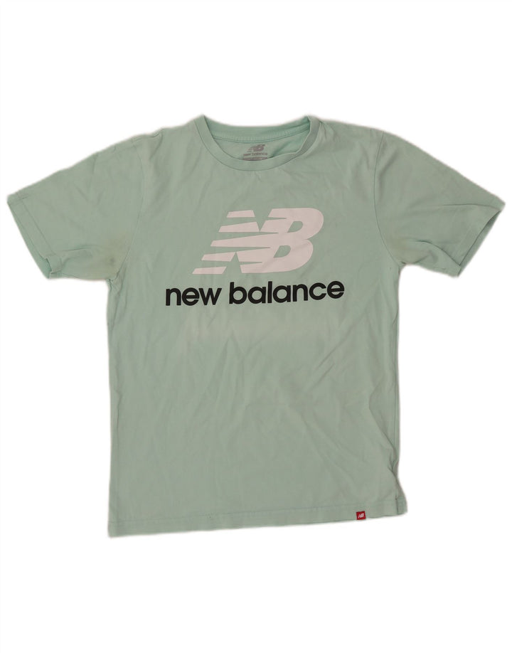 Maglietta grafica da donna NEW BALANCE Top UK 14 Cotone verde medio