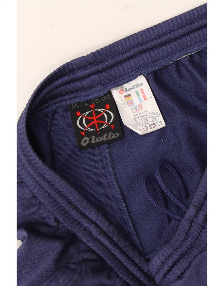 Pantaloni da tuta da donna Lotto UK 16 Large Blu Navy Poliestere