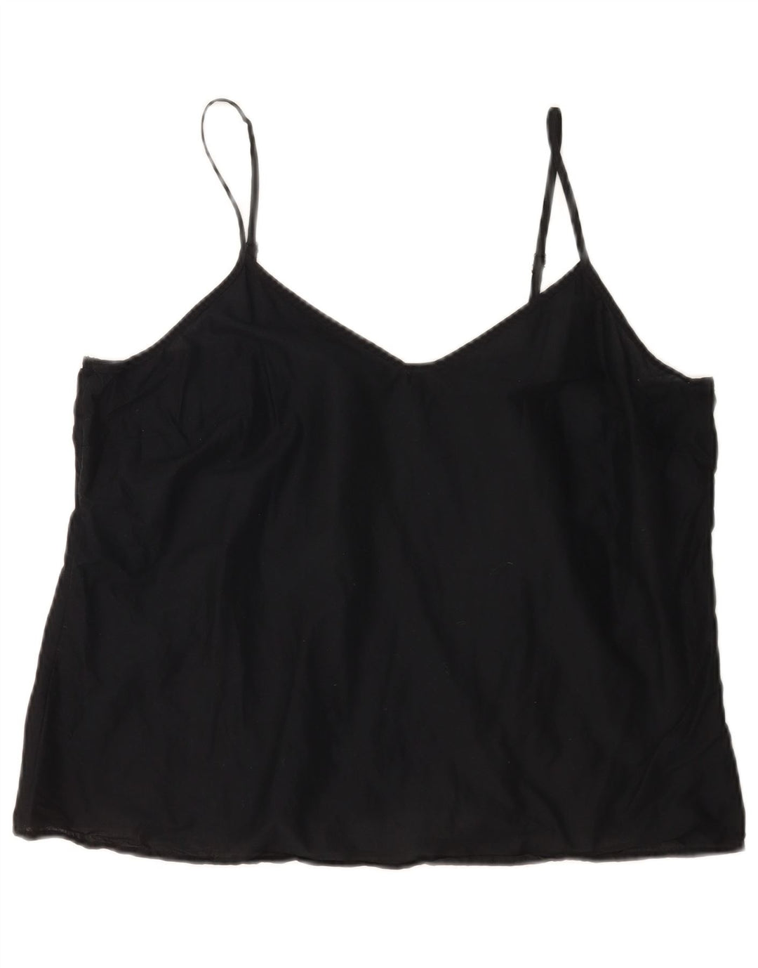 Canotta da donna Marks & Spencer UK 16 grande cotone nero